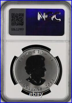CANADA $5 2014 Maple Leaf Silver NGC PF69 Double Privy Hieroglyphic Horse