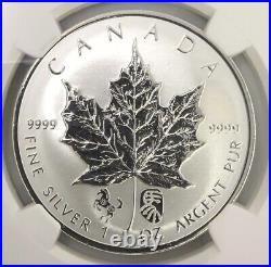 CANADA $5 2014 Maple Leaf Silver NGC PF69 Double Privy Hieroglyphic Horse