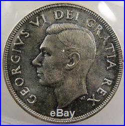 CANADA. GEM 1950 Silver Dollar, ICCS MS-65