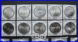 CANADA OLYMPIC STERLING SILVER COIN LOT 20 Coins 1973 1976