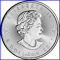 CA 2017 Canada Silver Maple Leaf (1 oz) TEN (10) Brilliant Uncirculated