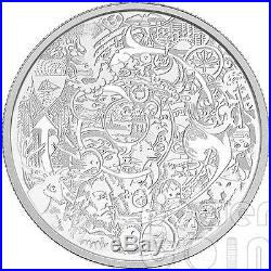 CONTEMPORARY ART Tim Barnard 2 Oz Silver Coin 30$ Canada 2014