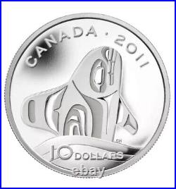 Canada $10 Fine SILVER 4 Coin Set BOREAL FOREST Peregrine Falcon WOOD BISON Orca Canada $10 Fine SILVER 4 Coin Set BOREAL FOREST Peregrine Falcon WOOD BISON Orca