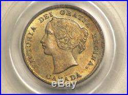 Canada 1899 5 Cents PCGS MS 63 Sharp Strike Beautiful Natural Luster #G8621