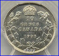 Canada 1908 10 Cents Dime Silver Coin PCGS UNC Details Polished Ex. Cook Canada 1908 10 Cents Dime Silver Coin PCGS UNC Details Polished Ex. Cook