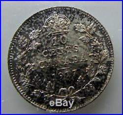 Canada 1917 10 Cents ICCS MS 66 Landon Sale Silver Dime Certified