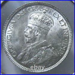 Canada 1920 Uncirculated Ten Cent Silver Dime Cartwheel Luster