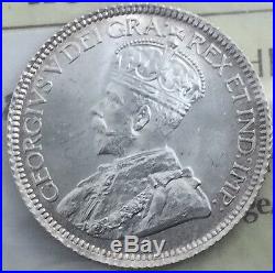 Canada 1931 10 Cents ICCS MS 65 GEM UNC Silver Dime Wonderful Coin