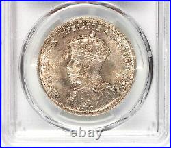 Canada 1935 Silver $1 One Dollar King George V voyager PCGS MS 65 Gold Shield