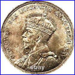 Canada 1935 Silver $1 One Dollar King George V voyager PCGS MS 65 Gold Shield
