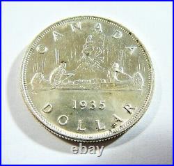Canada 1935 Silver Dollar Unc