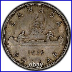 Canada 1936 $1 Dollar Silver Coin Choice Uncirculated