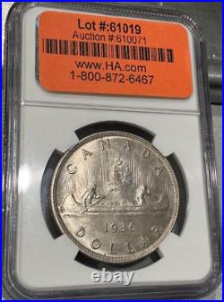 Canada 1936 Silver Dollar KM-31 NGC MS-63