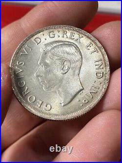 Canada, 1937 Silver Dollar, Choice Uncirculated And Lustrous