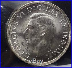 Canada 1938 Silver Dollar ICCS MS 64 Certified