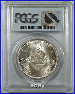 Canada 1938 Silver Dollar Pcgs Ms63 Pittman Collection 639562