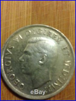 Canada 1945 Silver dollar-Uncirculated