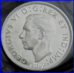 Canada 1947 George Vl Silver Dollar ICCS MS-62 Blunt 7