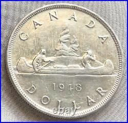 Canada 1948 Silver Dollar High Grade For The Serious Collector