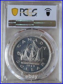Canada 1949 $1 Silver Dollar PCGS SP 65