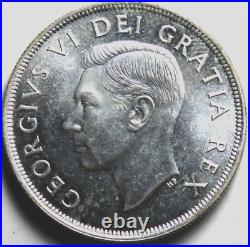 Canada 1949 One Silver Dollar Uncirculated -125-220 Canada 1949 One Silver Dollar Uncirculated -125-220