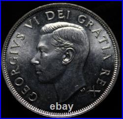 Canada 1949 One Silver Dollar Uncirculated -125-220 Canada 1949 One Silver Dollar Uncirculated -125-220