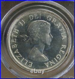 Canada 1956 Silver Dollar Pcgs Pl65 Prooflike 625113 Old Holder