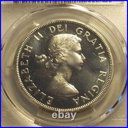 Canada, 1959 Elizabeth II Dollar. PCGS PL 66. 31,577 Mintage