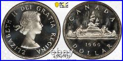 Canada, 1960 Elizabeth II Dollar. PCGS PL 66 CAM. 64,097 Mintage