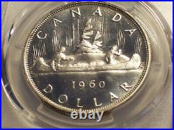 Canada, 1960 Elizabeth II Dollar. PCGS PL 66 CAM. 64,097 Mintage
