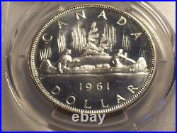 Canada, 1961 Elizabeth II Dollar. PCGS PL 67. 98,373 Mintage