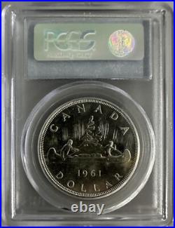 Canada 1961 Silver Dollar PCGS MS64 LUSTROUS & CHOICE SURFACES Canada 1961 Silver Dollar PCGS MS64 LUSTROUS & CHOICE SURFACES