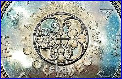 Canada 1964 Elizabeth II, 80% Silver Canadian Dollar No Dot Uncirculated