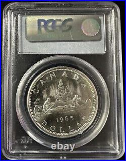Canada 1965 Type 4 Silver Dollar PCGS MS64 LUSTROUS & CHOICE SURFACES Canada 1965 Type 4 Silver Dollar PCGS MS64 LUSTROUS & CHOICE SURFACES