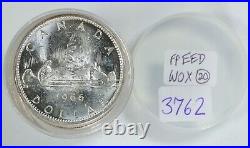 Canada 1966 $20 Face Uncirculated Silver Dollar Roll Tube of 20 Coins #3762