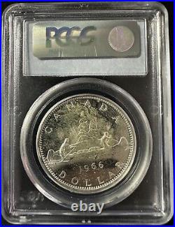 Canada 1966 Large Beads Silver Dollar PCGS MS64 LUSTROUS & CHOICE SURFACES Canada 1966 Large Beads Silver Dollar PCGS MS64 LUSTROUS & CHOICE SURFACES
