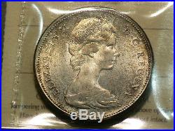 Canada 1967 Silver Dollar, ICCS MS 65 #4647