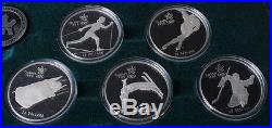 Canada 1987 $20 Calgary Winter Olympic (10pcs) 1oz/pc silver coins SET