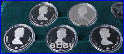Canada 1987 $20 Calgary Winter Olympic (10pcs) 1oz/pc silver coins SET