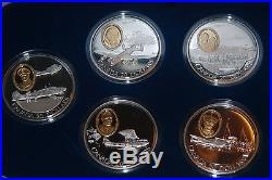 Canada 1990-1994 Aviation First Series, $20 sterling Silver Proof set of 10 RARE