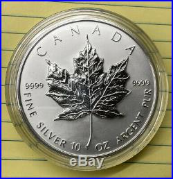 Canada 1998 10th Anniversary Maple Leaf 50 Dollars 10oz Silver Coin