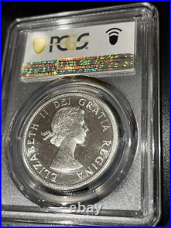 Canada $1 1964 Silver PCGS PL66 Confederation