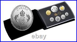 Canada $1 Dollar 7-coin set, King Charles III, Royal Cypher Coronation 2023