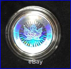 Canada 2003 Silver Maple Leaf Hologram 5-Coin Set