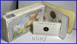 Canada 2006 Commemorative Baby Sterling Silver Coin Set & Teddy Bear Medallion