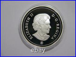 Canada 2006 Medal Of Bravery Enamel Effect Silver Dollar $1 World Coin