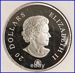 Canada 2007 20 Dollar Ngc Pf70 Swarovski Snowflake Silver Coin
