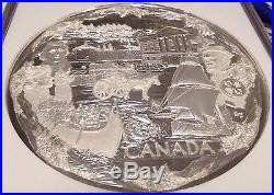 Canada 2008 Silver 1 kilo Coin $250 Towards Confederation Olympics NGC PF69