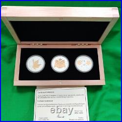 Canada 2009 Special Edition Olympic Silver 3-Coin Set Scarce