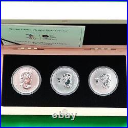 Canada 2009 Special Edition Olympic Silver 3-Coin Set Scarce